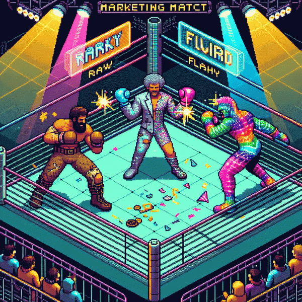 raw-vs-flashy-vs-weird-the-creative-cage-match-marketers-need-to-see